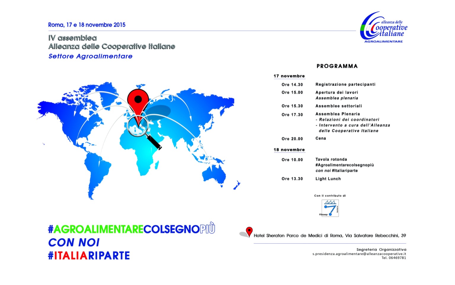 IV Assemblea Alleanza delle Cooperative settore Agroalimentare - 17/18 novembre 2015